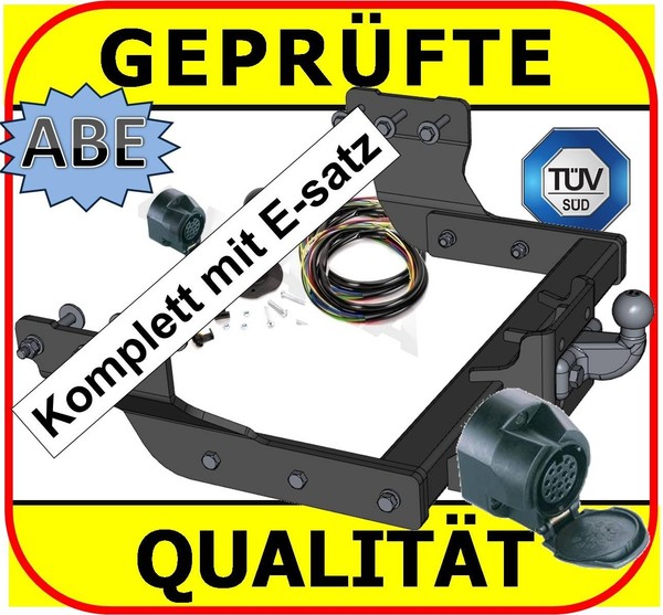 Ahk ES13 FüR Ford Transit Bus Kasten Ab 2000 AnhäNgevorrichtung Komplett E-Satz-image