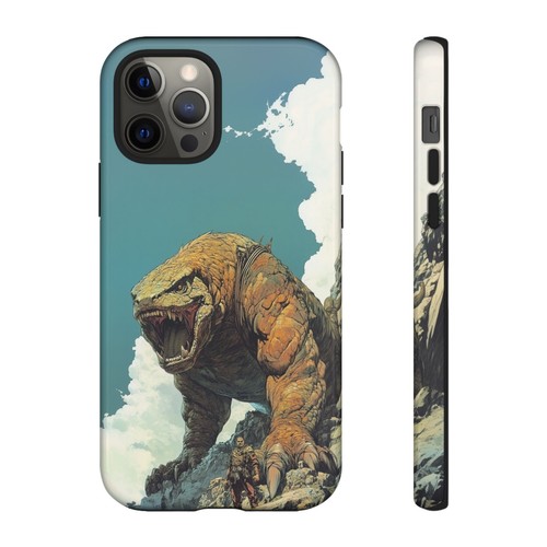Phone Ink - Armor Case for iPhone, Galaxy, Pixel - Komodo Dragon Lizard Warrior - Picture 109 of 119