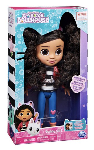 1 Gabby's Dollhouse Gabby Girl 8” Doll Figure Cat Ears Headband Netflix Sealed - Picture 5 of 7