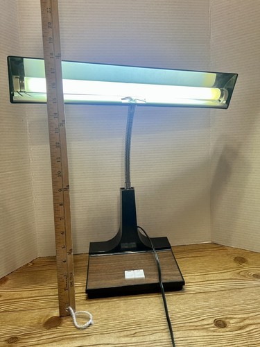 VTG Portable Gooseneck Desk Lamp UL# E82227 Model #SH-042 MCM Atomic 15 Watt - Picture 6 of 13