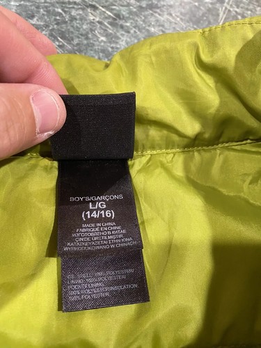 THE NORTH FACE GUNNISON GREEN UNISEX BUBBLE JACKET YOUTH LARGE (14-16) - Picture 8 of 8