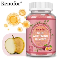 Skin whitening 60 gummies, anti-oxidation, anti-aging, and post-sun repair