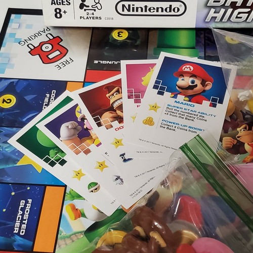 Monopoly Gamer con figura de Wario de bonificación sellada falta póster exclusivo 2017 - Imagen 9 de 12