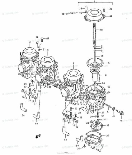 93 Suzuki GSX600F GSX600 GSX 600 Mikuni CARBURADOR Etapa 3 Jet Kit 35 120 - Imagen 2 de 4