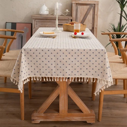 Bloom Table Cover with Lace Blending Flower Tablecloth for Home Table Decoration - Bild 29 von 29