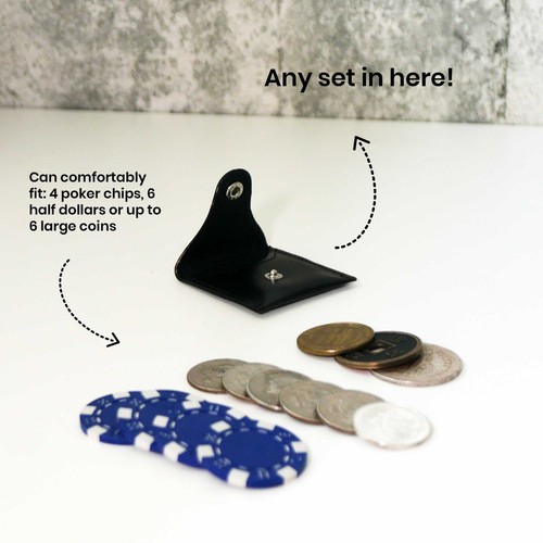 Coin Pouch Wallet for Coin Magicians and Illusionists ( Set of 3 ! ) RRP. £34.99 - Picture 2 of 4