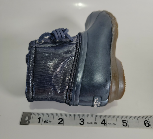 Botas Sperry Top-Sider Agua Salada Azul Plata Pato Niños Niña’s Talla US 8 M - Imagen 10 de 10