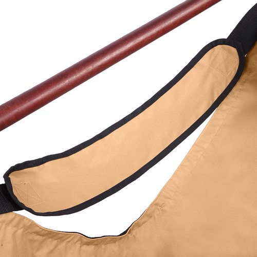 Deluxe Luft Hängematte hängend Terrasse Baum Himmel Schaukelstuhl Outdoor Veranda Lounge braun - Bild 12 von 37