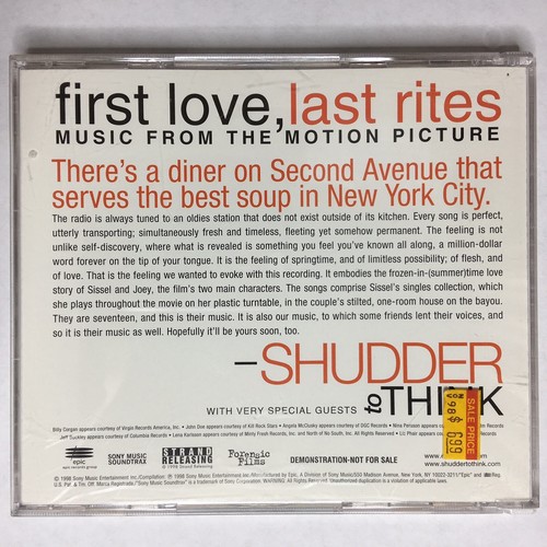 Shudder to Think *PROMO CD* First Love Last Rites - Musik aus Film - Bild 2 von 4