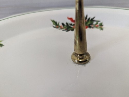 VTG PFALTZGRAFF CHRISTMAS HERITAGE OVAL SERVING PLATE PLATTER WITH HANDLE - Imagen 2 de 7