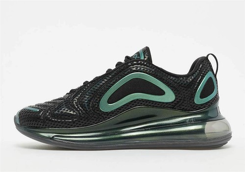 RARA SCARPE DA GINNASTICA NIKE AIR MAX 720, UK10.5, DOUBLE BLACK/METALLIC SILVER, AO2924 003 - Foto 2 di 4