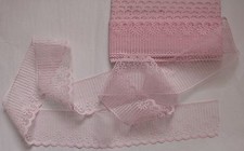 Pink Scalloped Lace 2 1/2" wide