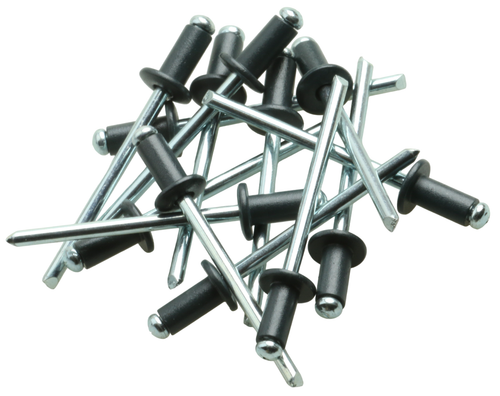 500 uds. Multi remaches ciegos 4 x 8 aluminio/acero cabeza plana RAL 7016 gris antracita - Imagen 5 de 6