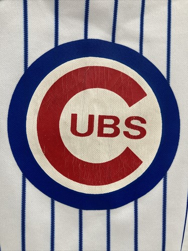 Chicago Cubs Pullover Nadelstreifen Howe Athletic Kurzarm Jersey Shirt B17 - Bild 2 von 12