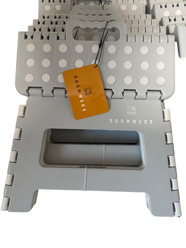 Paquete de taburete plegable de 9" 12 para adultos y niños de hasta 300 libras, antideslizante - Imagen 7 de 12