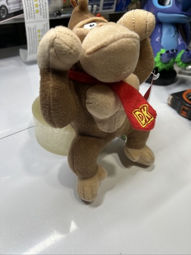 Peluche Donkey Kong 8" Nintendo Super Mario Bros 2022 peluche giocattolo - Foto 4 di 13