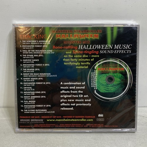 Mannheim Steamroller Halloween Monster Mix - 2004 New Factory Sealed -Chip Davis - Picture 2 of 4