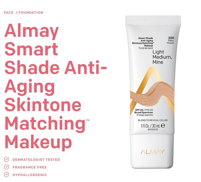 Almay Smart Shade Anti Aging Skintone Matching Makeup 300 Um For - Almay Smart Shade Anti Aging Skintone Matchingtm Makeup
