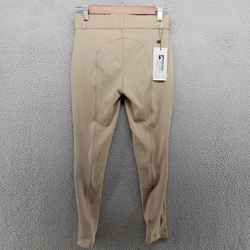 Dover Saddlery Riding Pants Girls 14 Tan Riding Sport Essential Lightweight Eque - Picture 6 of 11