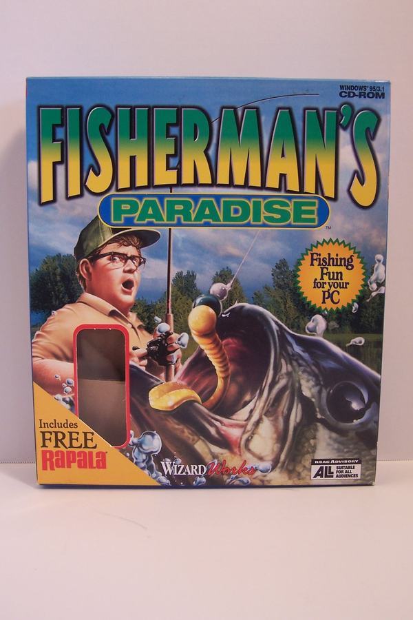 Fisherman's Paradise PC CD-ROM Wizardworks 1998 Fisherman's Paradise PC CD-ROM Wizardworks 1998