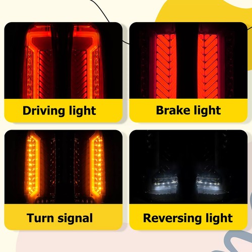 DOT Pair LED Sequential Tail Lights Lamp For Nissan Frontier D40 2005-2021 LH&RH - Picture 9 of 20