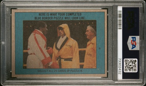 PSA 9 1979 Rocky II #26 Rocky Balboa Rookie Card Sylvester Stallone Topps Mint - Picture 2 of 2