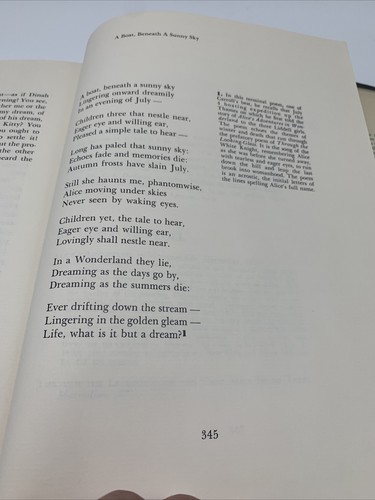 THE ANNOTATED ALICE BY LEWIS CARROLL VINTAGE 1960 HARDCOVER BOOK GOOD CONDITION - Picture 14 of 17