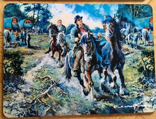WELGORA ALAN LANGFORD ~ 6 PLACEMATS & 6 COASTERS ~ DRAPERS COPSE ~ DIBDEN ~ ART - Picture 9 of 15