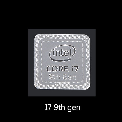 10th Generation Intel Core i9 i7 i5 i3 CPU Metal Sticker Laptop Logo Sticker - Photo 19/27