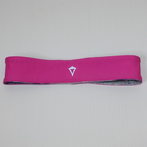 Ivivva by Lululemon Girl's Reversible Back 2 Back Headband in Purple & Pink OS - Picture 3 of 3