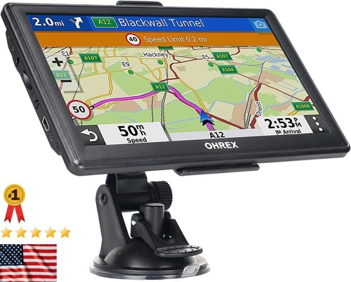 Semi Truck Gps Commercial Driver Big Rig Accessories Navigation System Trucker.