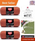 Coral Yarn Acrylic Super Saver 3 Pack 198g 364 Yards Knitting Crochet