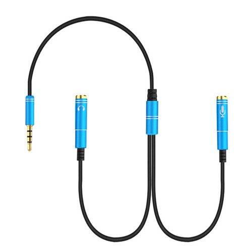 3.5mm Audio Splitter Cable For Computer Laptop Jack 3.5 Mm 1 Male To 2 Female - Photo 7/16