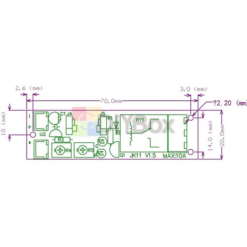 DC 5 V 12 V 24 V Infinite Loop EIN AUS Verzögerung Relais Modul Zyklusverzögerung Timer Relais - Bild 22 von 65