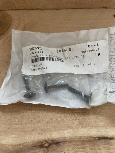 Arctic Cat OEM #1623-031 Self Tap Screw TSTRH #10-12X1.00 Quantity 3