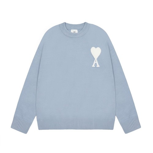 AMI Paris White AMI Alexandre Mattiussi Sweater Pulli Wolle Grobstrick UK - Bild 17 von 38