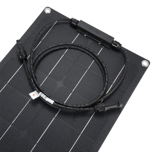 Solarpanel 75 W 12 V schmal 106×28 cm Sonderformat Notstrom gegen Blackout - Bild 2 von 26