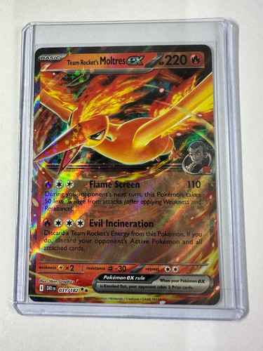 Team Rocket's Moltres EX 31/182 - Picture 1 of 2