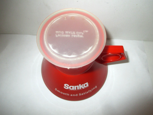 1980'S FELTMAN LANGER ORANGE SANKA LIDDED COFFEE MUG MATE CUP UNIQUE RARE HTF!!! - Picture 7 of 13