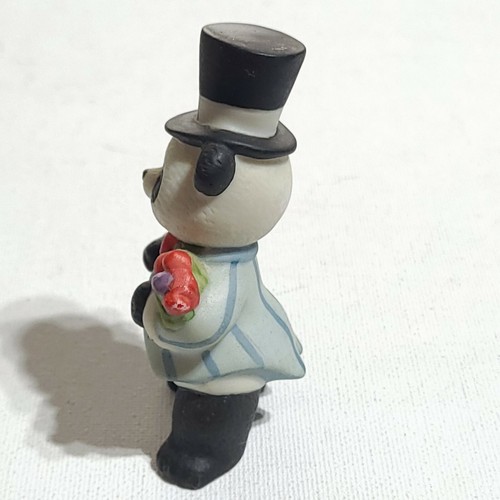 Estatuilla de Colección BC Bronson Oso de Peluche Porcelana Bisque Arte Oso Listo para Fecha - Imagen 2 de 5