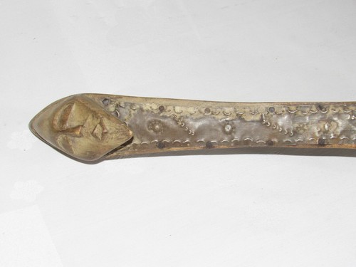 08I7 ANCIENNE CUILLERE LOUCHE ANTHROPOMORPHE ART PRIMITIF AFRICAIN TRIBAL - Imagen 2 de 6
