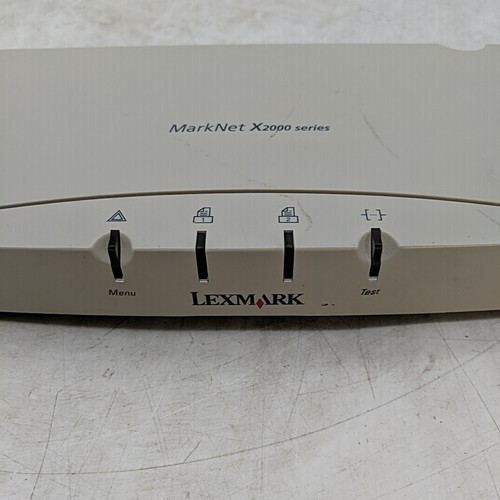 Printserver Lexmark Marknet X2000 X2031e 4034-324 Parallel Printer Over Network - Zdjęcie 2 z 7