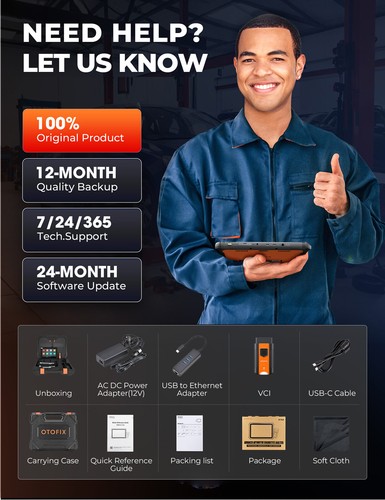 2025 OTOFIX D1 PROS AUTOMOTIVE DIAGNOSTIC TOOL AUTO OBD2 scanner ALL SYSTEM ECU coding - Picture 8 of 16