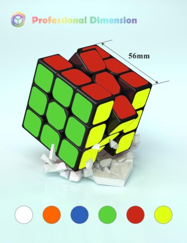 Magic 3x3 cube Puzzle toy Qiyi Smooth Fast Speed Kids Brain Game Classic - Picture 11 of 23