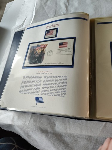 32 2001-03 US First Day Covers Album History And Heritage Americas Flag Stamps - Picture 22 of 24