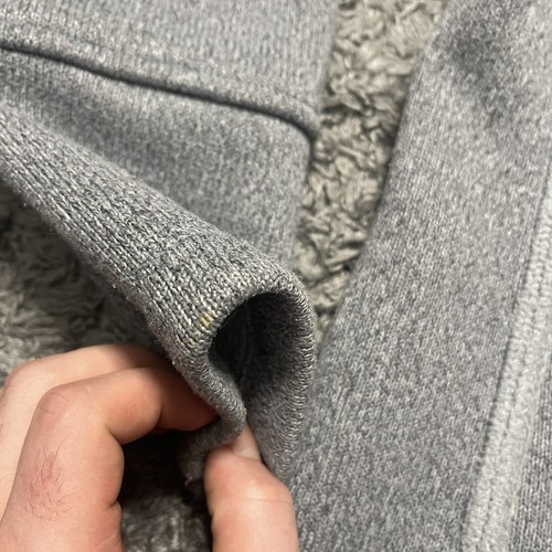 North Face Sweater Girls Extra Large Gray Green Full Zip Fleece Coat Kid Youth - Picture 9 of 15