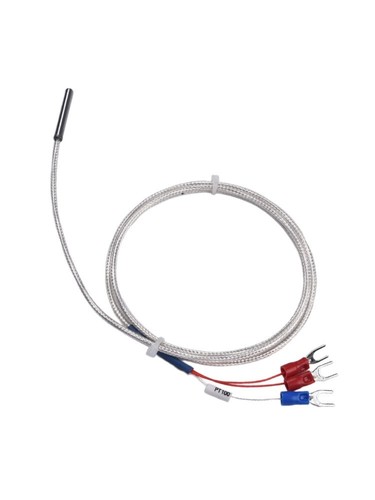 Easy to Use 3 3ft PT100 Temperature Sensor Probe 3 Wire Cable for Convenience - Picture 5 of 12