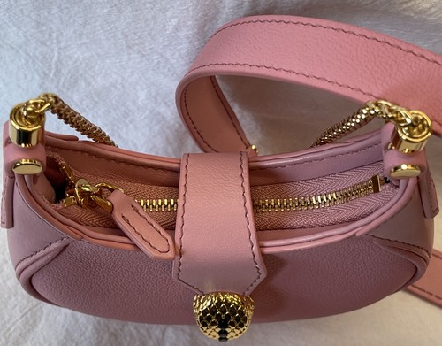 Bvlgari Serpent Ellipse Bag Pink Women’s Shoulder Bag Excellent Condition - Picture 24 of 24