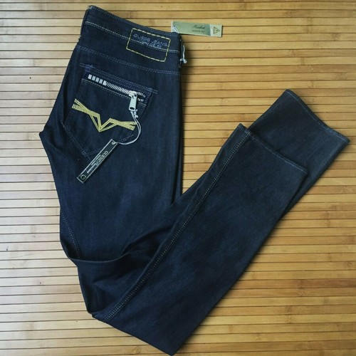 GUESS PREMIUM Women's Jeans Rocket Skinny Dark Blue size 28 L34 - Picture 2 of 11