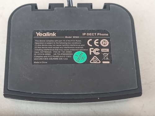 Yealink HD W56H zusätzliches DECT-Mobilteil (SIP-W56H) mit Basis und Netzteil. Yealink HD - Bild 18 von 24